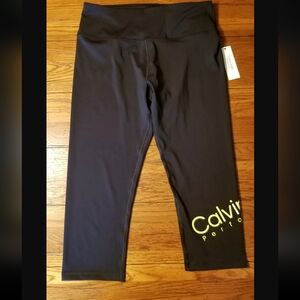 NWT Calvin Klein Womens Black Leggings